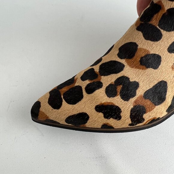 Cole Haan Womens Hara Jaguar Print Haircalf Chelsea Ankle Boots Low Heel size 7B - Picture 9 of 16